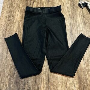 Maurices Classic Black Faux Leather Leggings